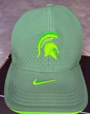 Nike Michigan State Spartans Aerobill Legacy 91 Performance Adjustable Hat Green